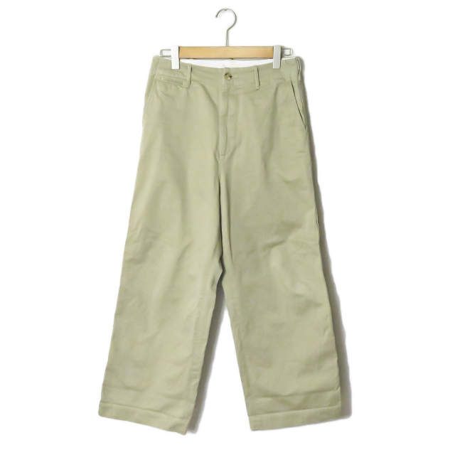 AURALEE オーラリー 日本製 WASHED FINX CHINO WIDE PANTS ウォッシュ