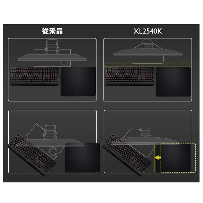 BenQ ZOWIE ゲーミングモニター XL2540K 24.5インチ 240Hz フルHD 高速