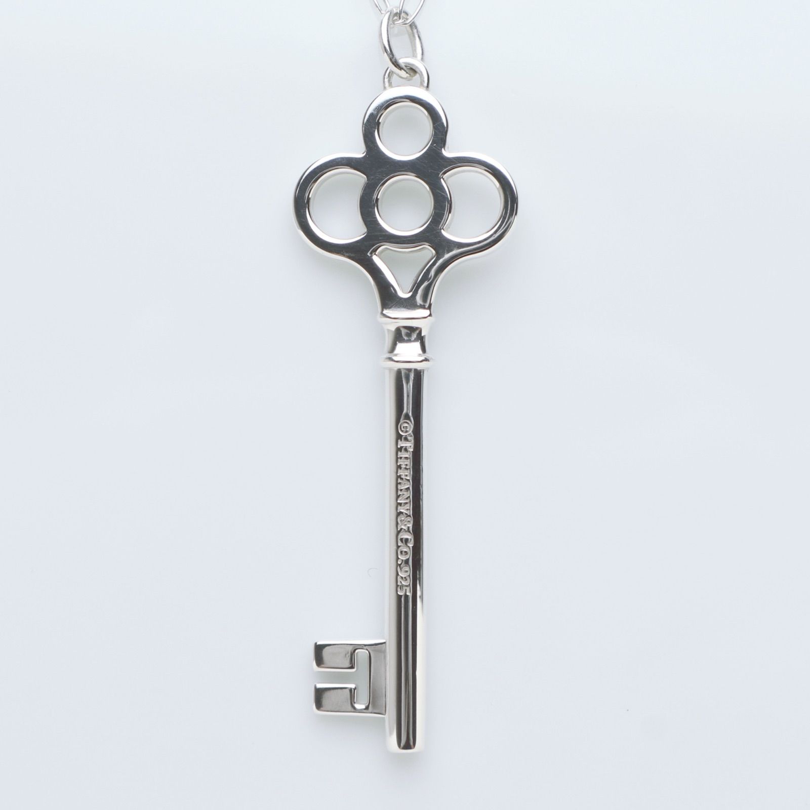 ティファニー クラウン キー ラージ オーバルチェーン ネックレス