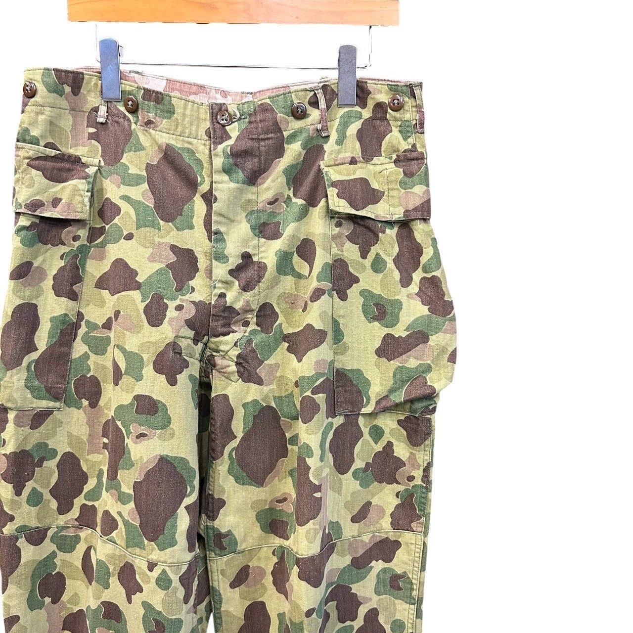 40s WWⅡ ビンテージ US ARMY M-43 ダックハンターカモ パンツ 40年代