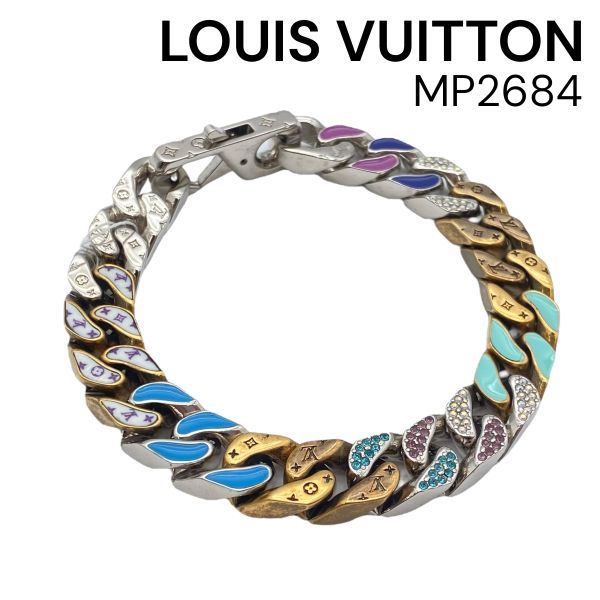 ○ ルイヴィトン LOUIS VUITTON ブラスレ チェーンリンクス パッチーズ