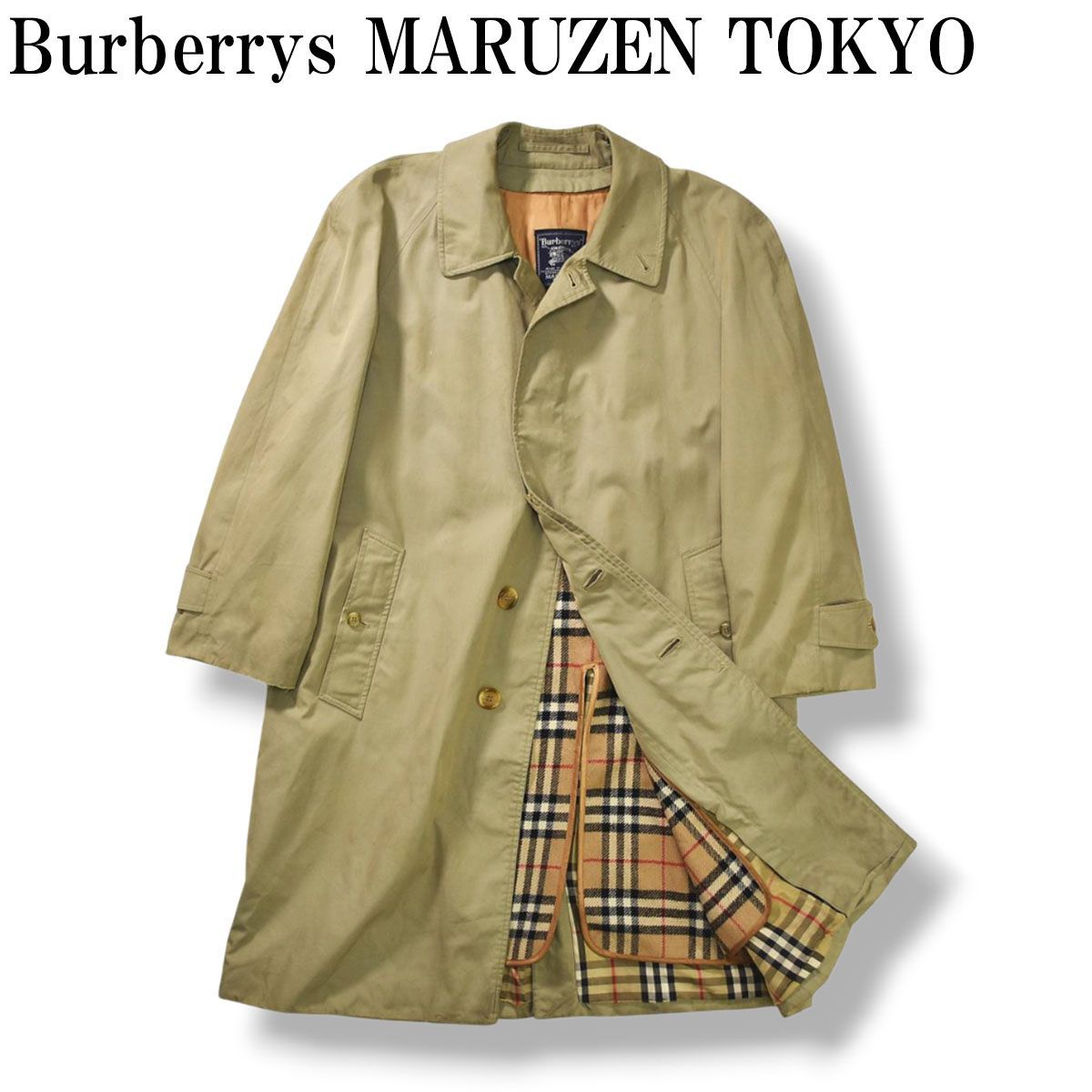 希少】 80sヴィンテージ 英国製 バーバリー Burberrys MARUZEN TOKYO
