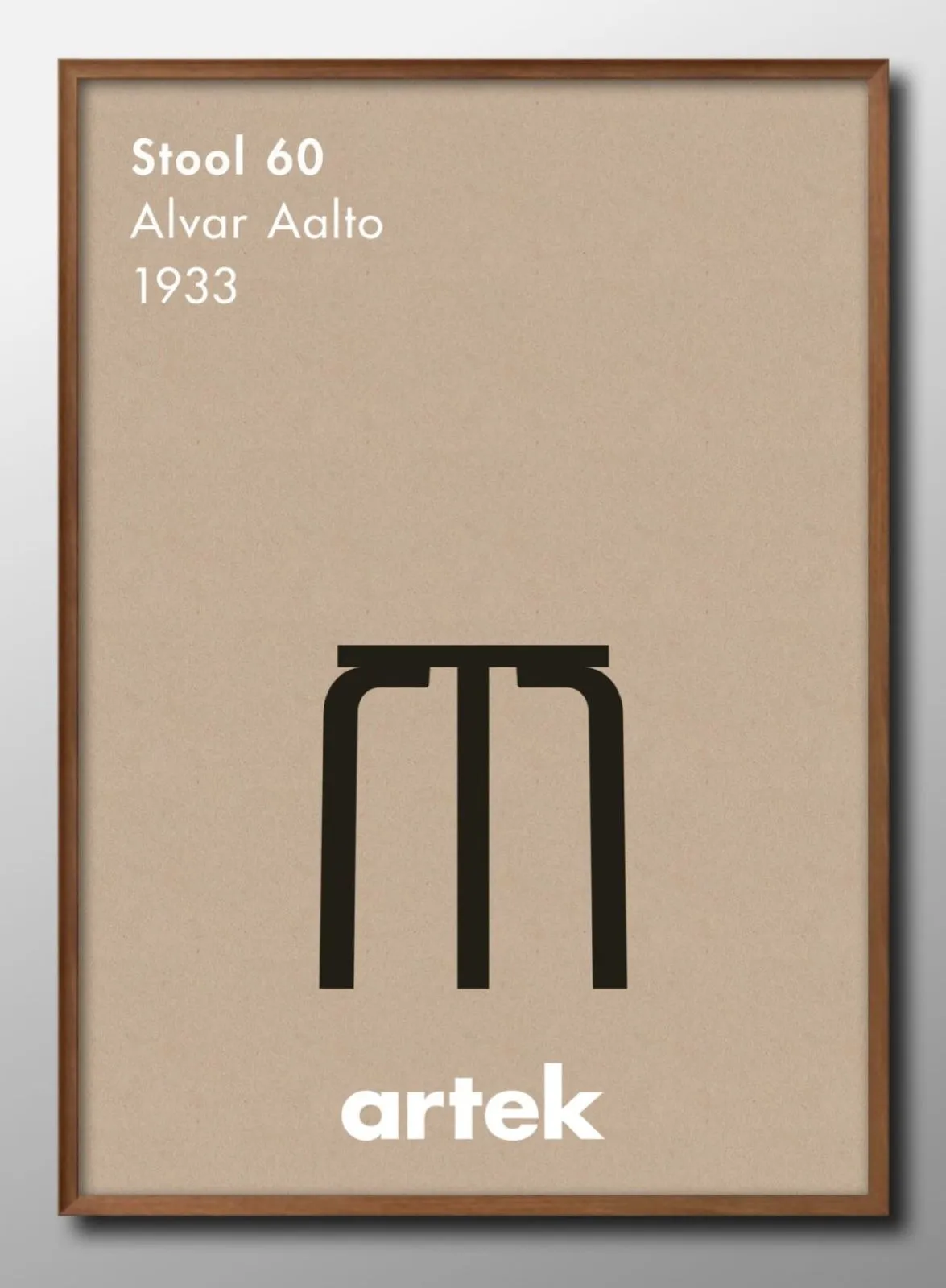 Alvar Aalto展ポスター MOMA Rudolf Bircher. Aino und Alvar Aalto