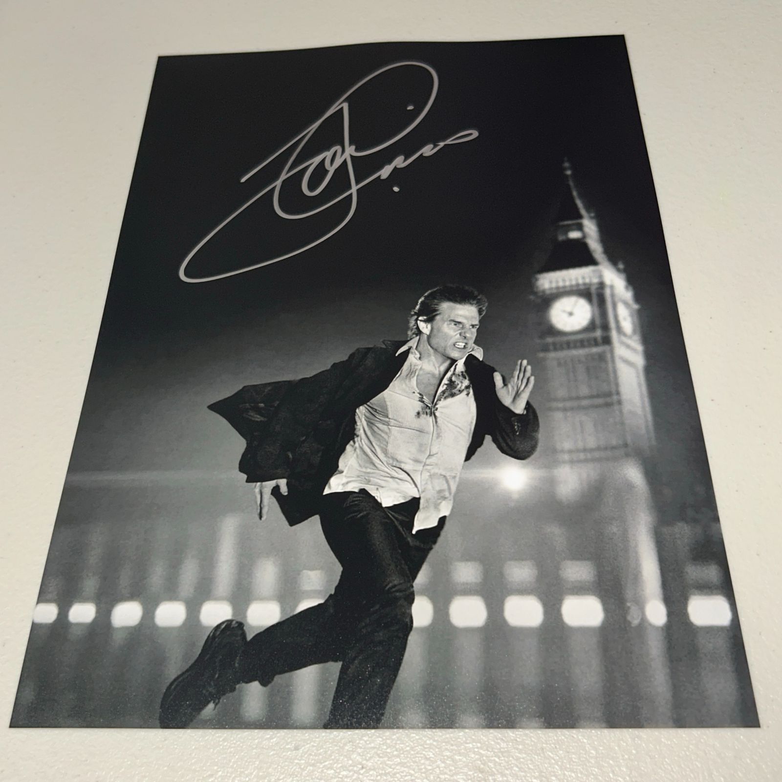 トム・クルーズ /直筆サイン/認証証明書/トップガン/TOPGUN ヴァル