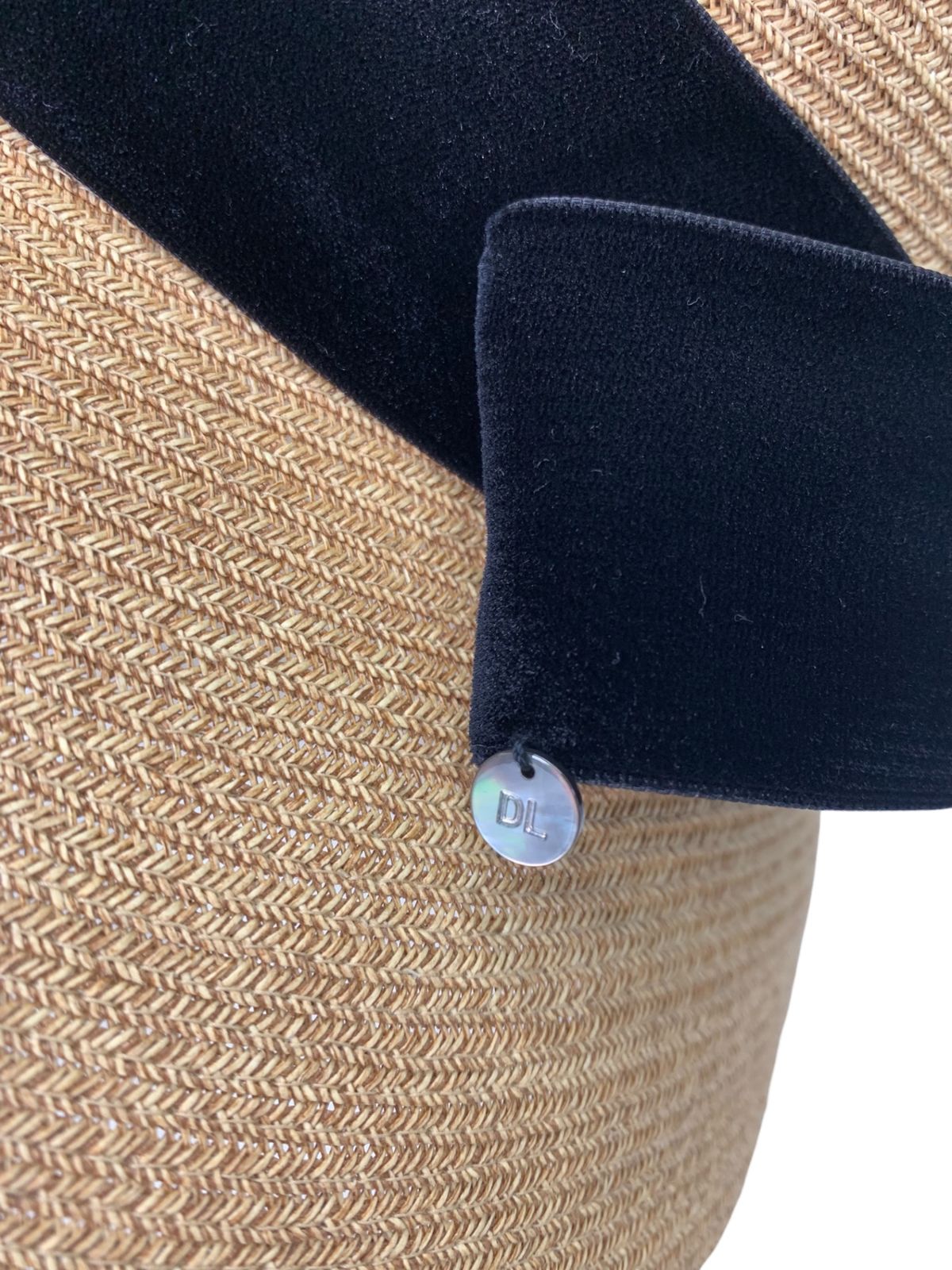 デイジーリン Hat Audrey 37400 麦わら帽子 F ブラウン ベロアリボン