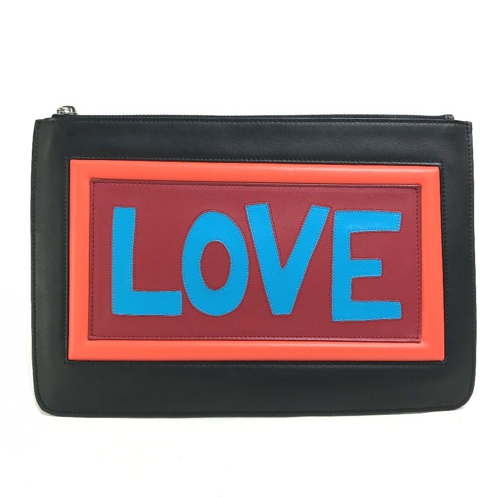 フェンディ ボキャブラリー LOVE ポーチ 小物入れ クラッチバッグ