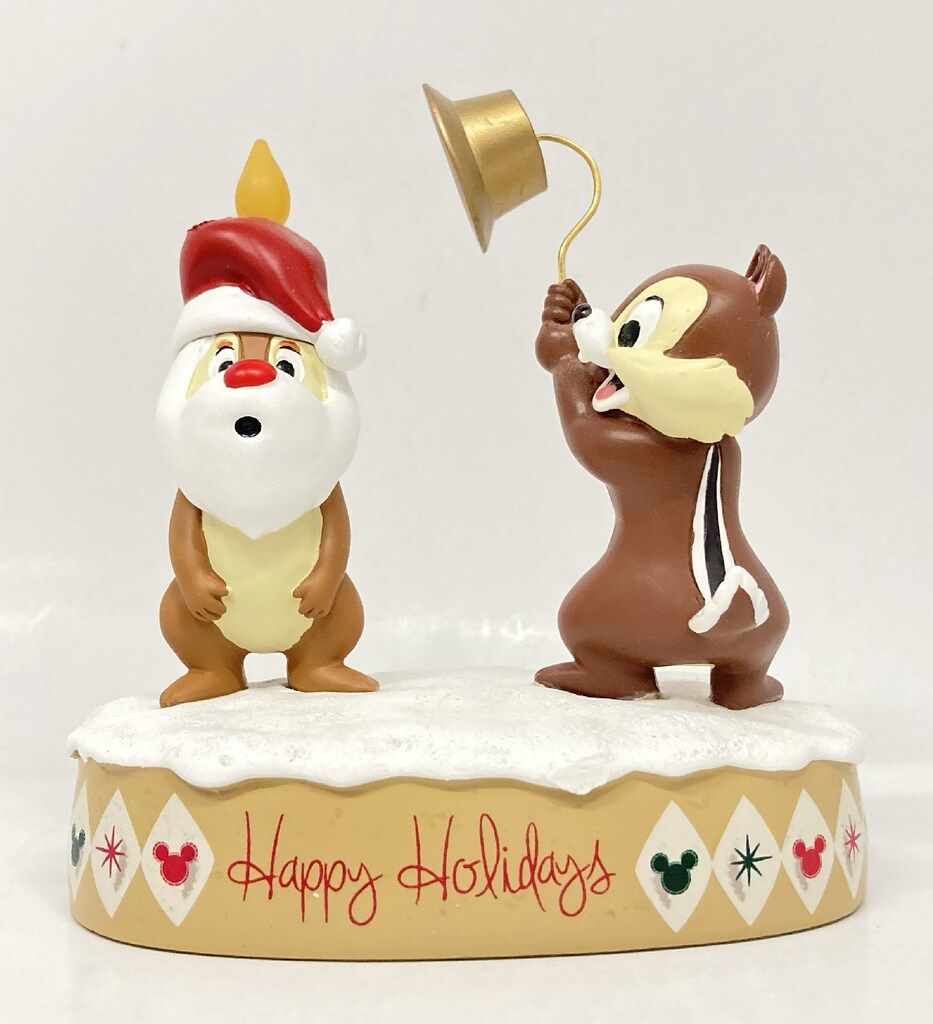 ディズニーストア LEDライト Happy Holidays チップ&デール セット