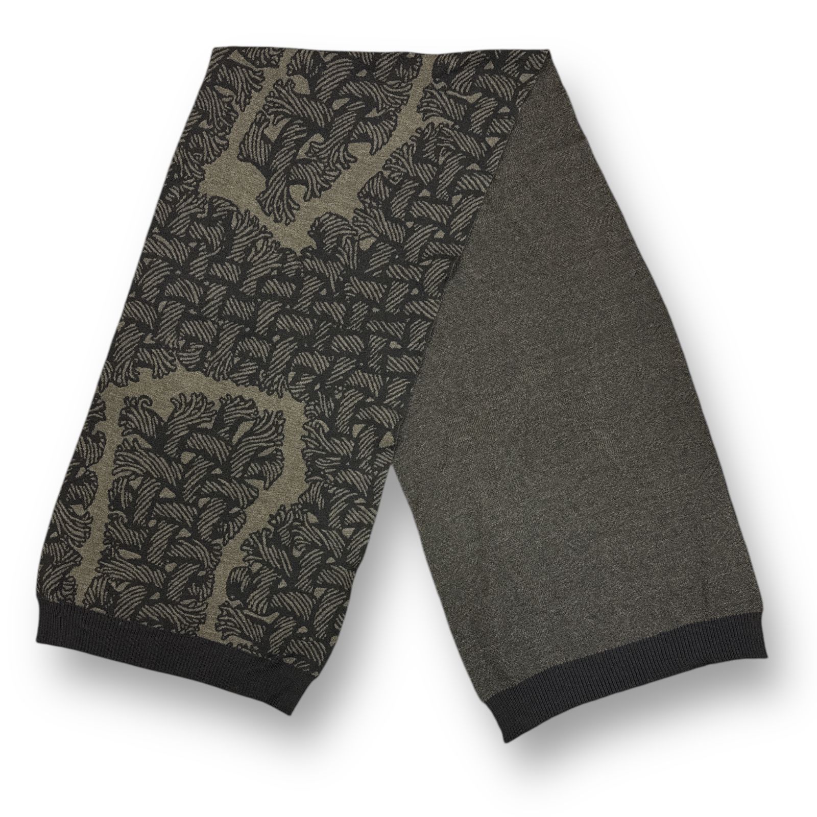 CHRISTOPHER Nemeth 総柄 ウール マフラー ストール クリストファー