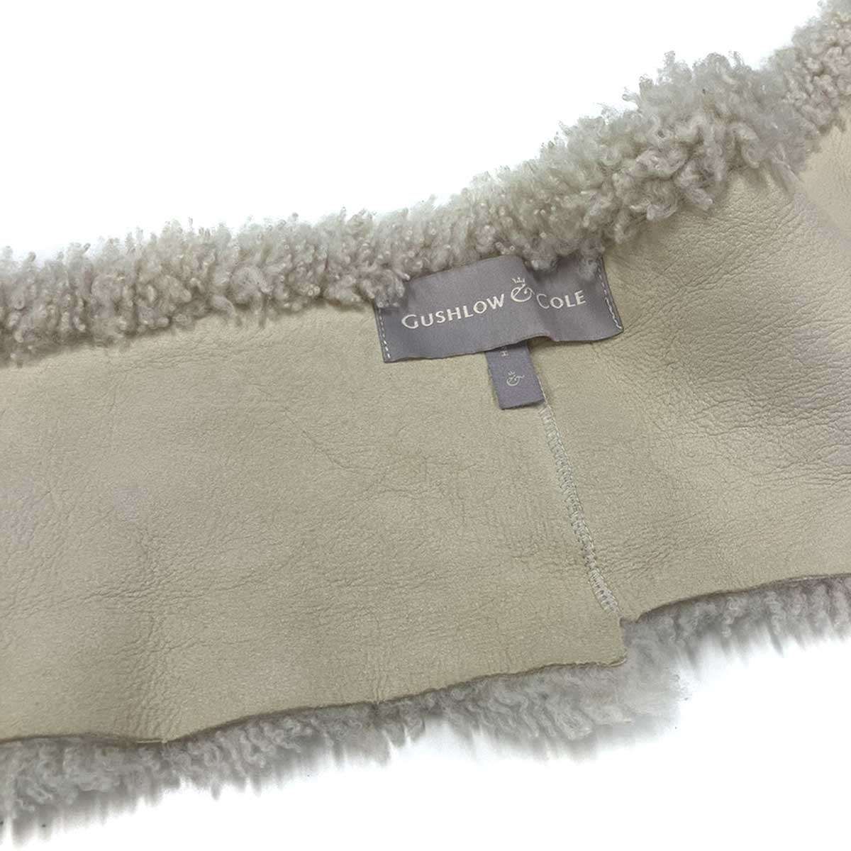 GUSHLOW&COLE ガシュロウ＆コール ムートンファーストール アイボリー
