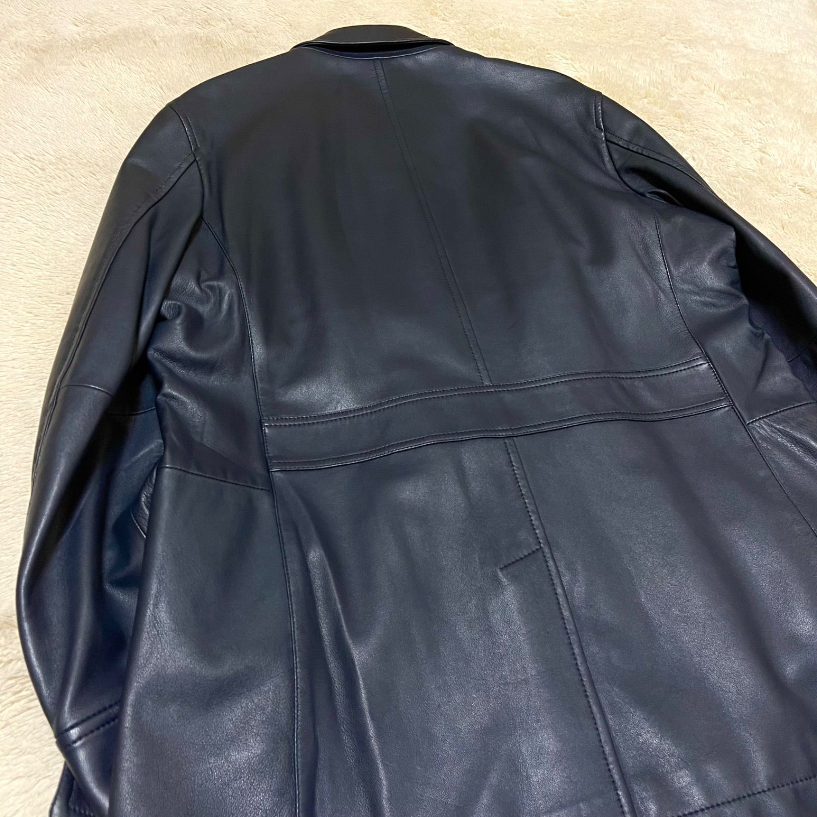 ○美品○DAKS・ダックス○エリザベス女王即位記念○ラムレザー