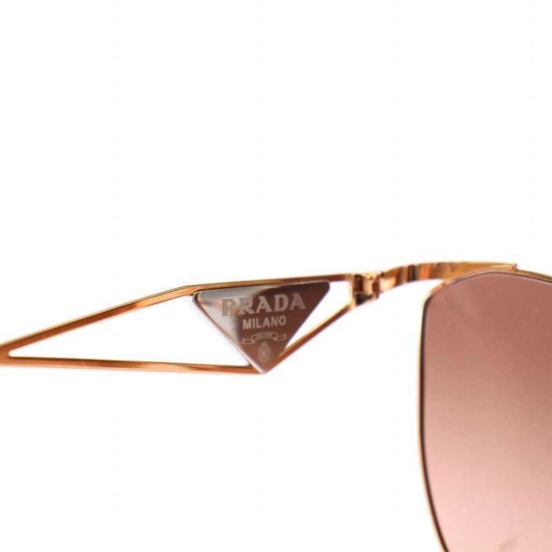 プラダ PRADA サングラス 三角プレートロゴ キャットアイ型 59□19