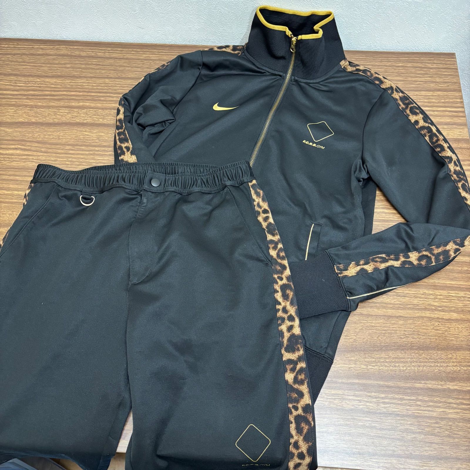 ◎FCRB NIKE レオパード 豹柄 ヒョウ柄 ジャージ ナイキ SOPH PDK