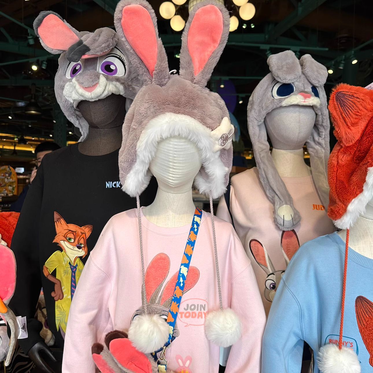 即日発送 ディズニー ズートピア ニック ジュディ ファンキャップ 2点