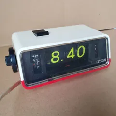 整備済み・動作正常】東芝パタパタ時計 おはようTCM-953 緑 整備済み