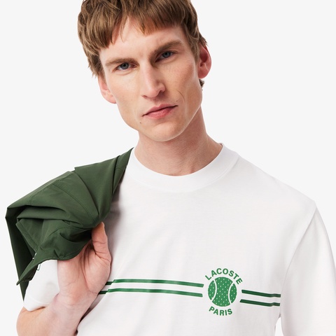 テニスボールプリントTシャツ TH9694 - ラコステ（LACOSTE）公式