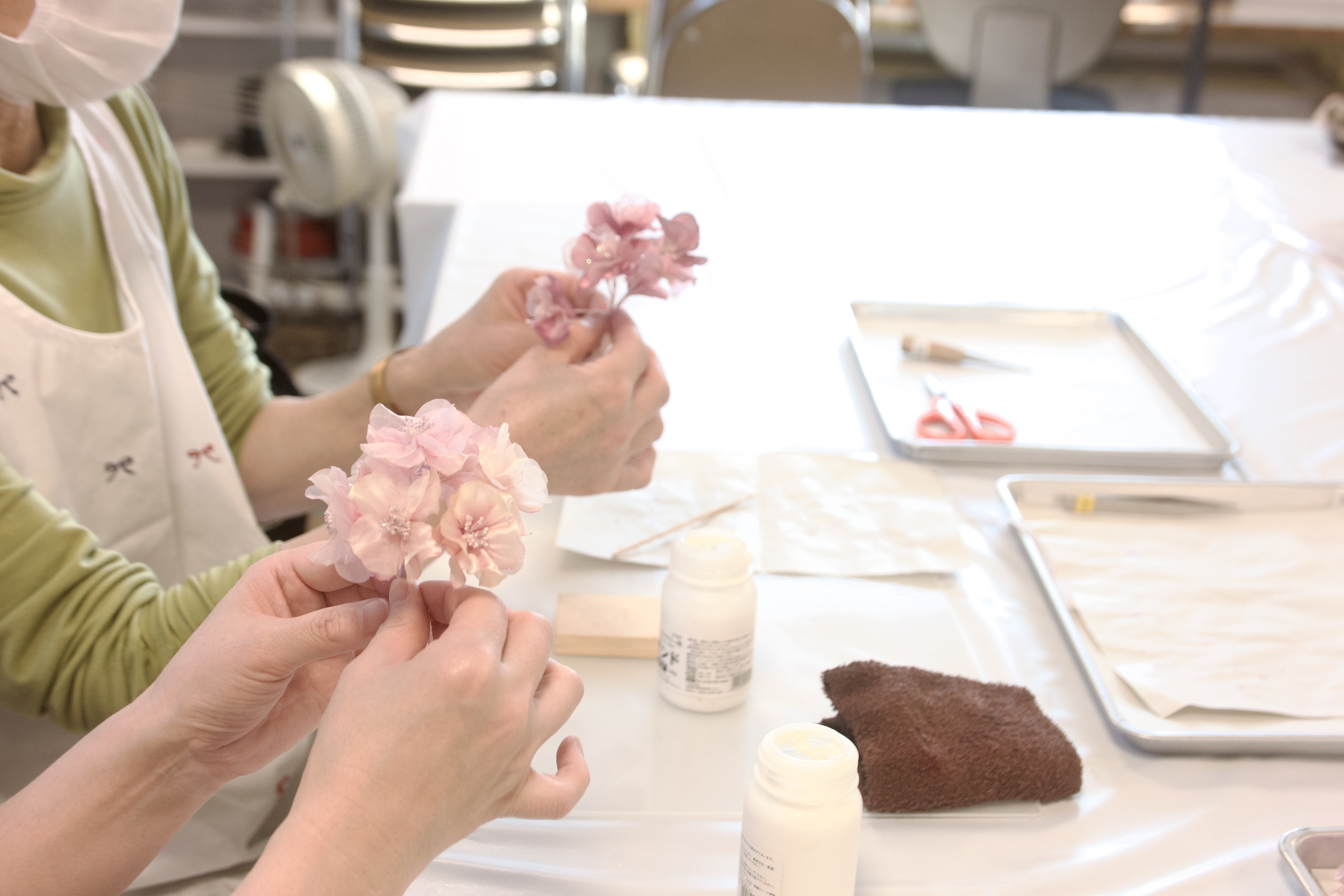 深雪 アートフラワー 押し型 コテ セット 造花 ハンドメイド 布花 深雪