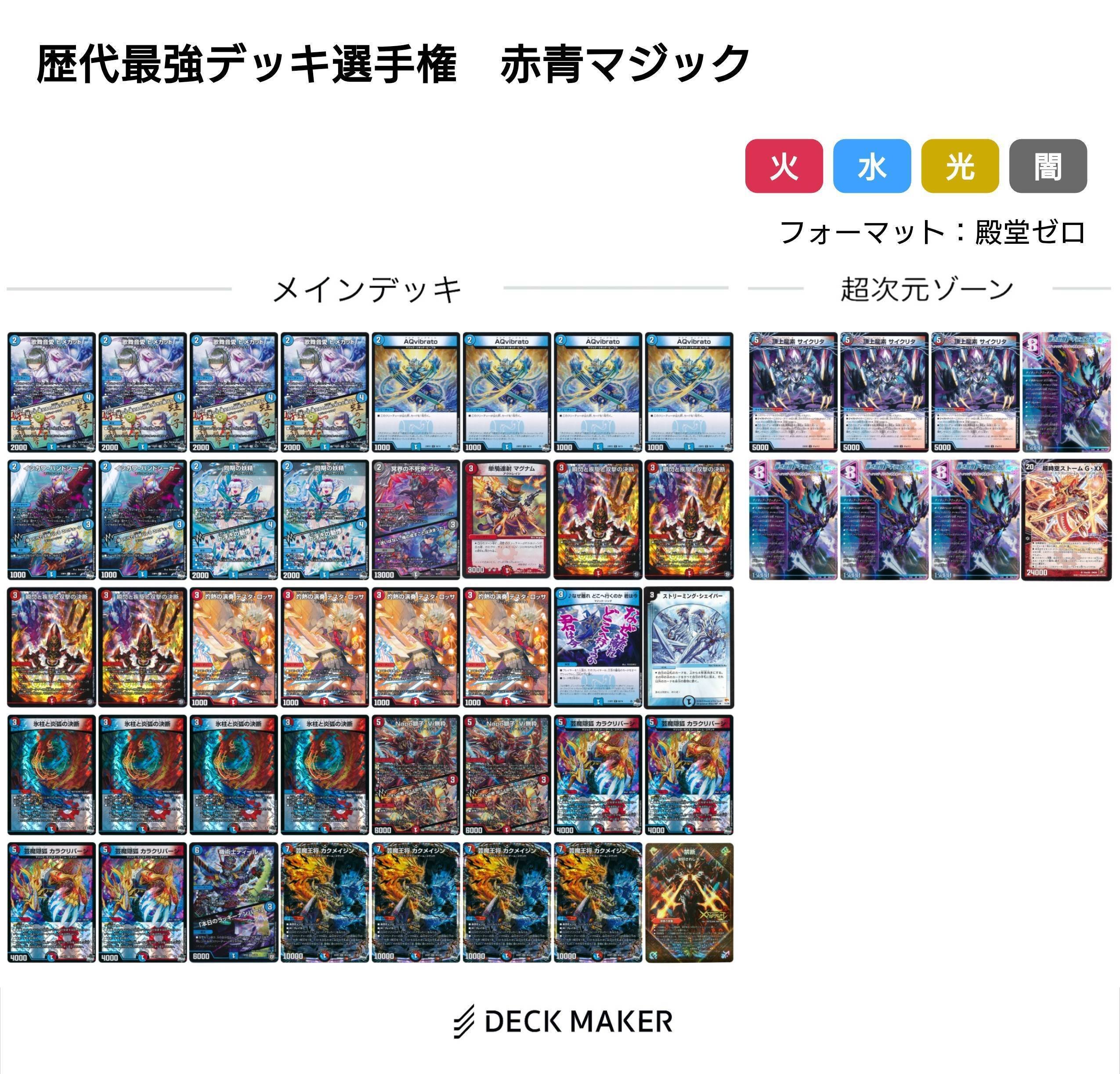 赤青マジック【デュエマ歴代最強デッキ⑧】｜れもん
