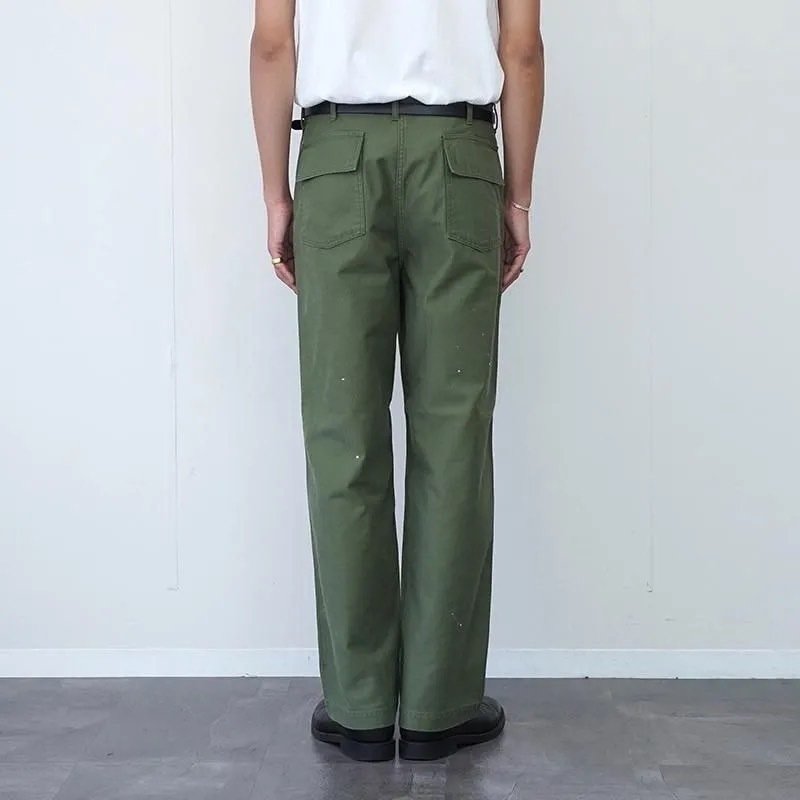 唯一無二の軍パン、AURALEE流ブリーチベイカー。【AURALEE】WASHED