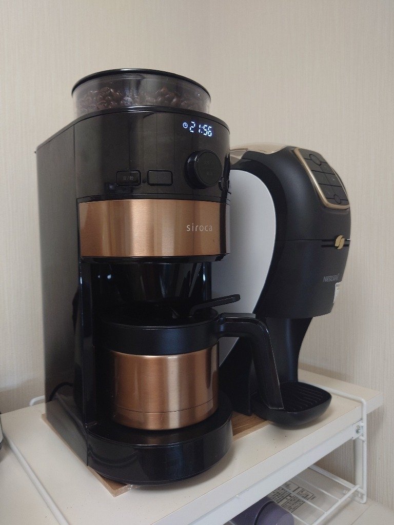 備忘録 siroca コーン式全自動コーヒーメーカー [SC-C123]｜とも