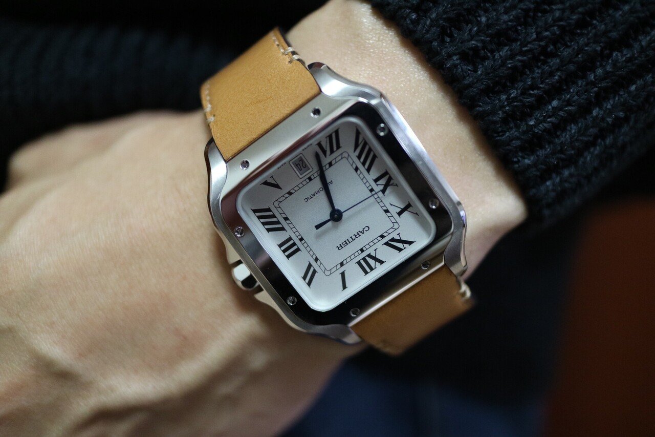 追加ベルト購入/交換】カルティエ「サントス ドゥ カルティエ