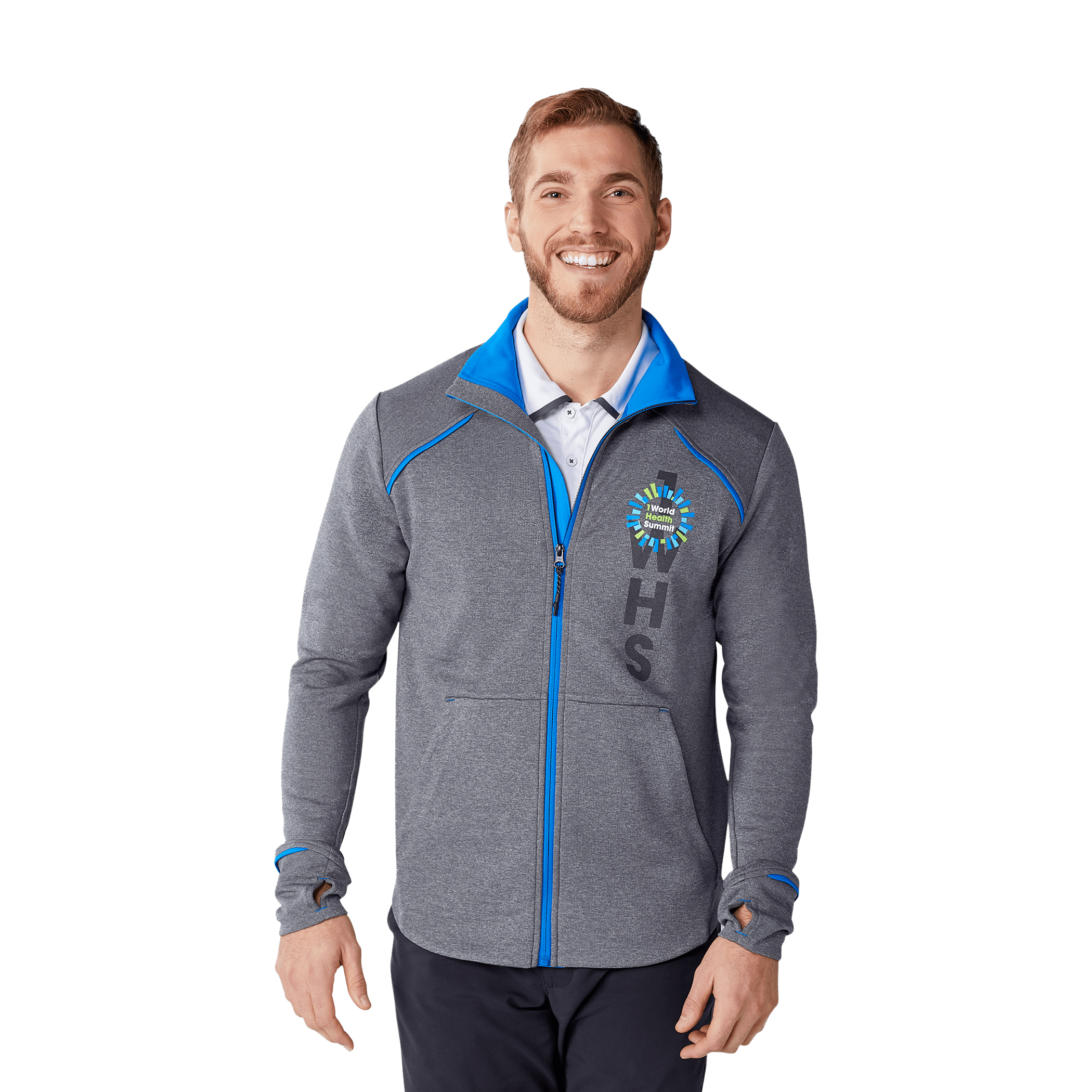 Men's TAMARACK Full Zip Performance Jacket with Thumb Holes | PCNA