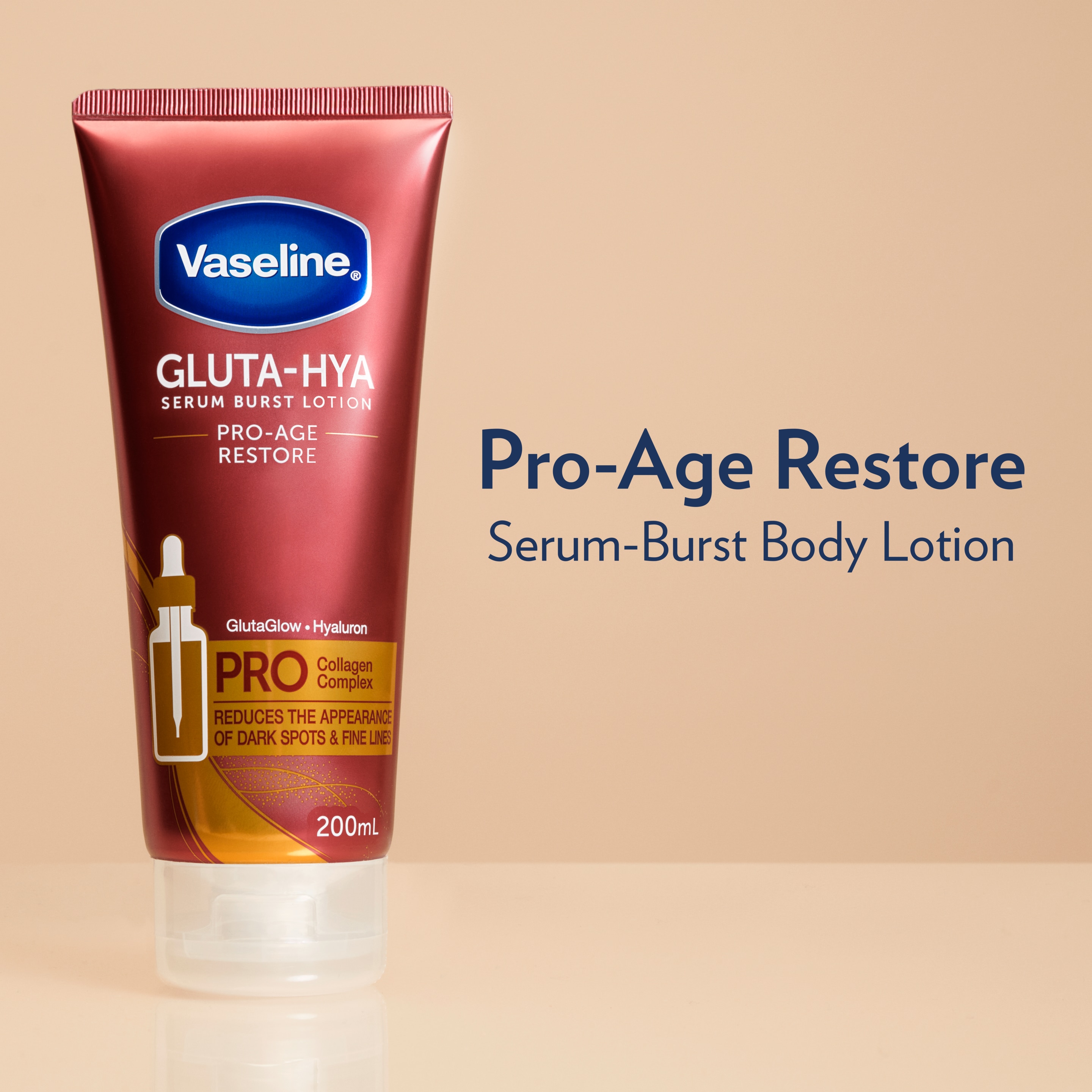 Vaseline Gluta-Hya Age-Restore Serum Burst Lotion | Vaseline®