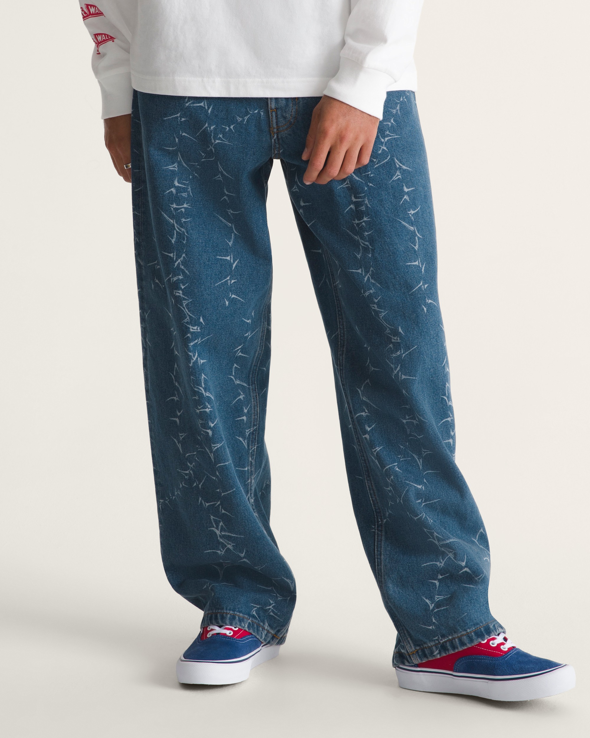 Check-5 Baggy Denim Pants in Vintage Indigo Blue | Vans