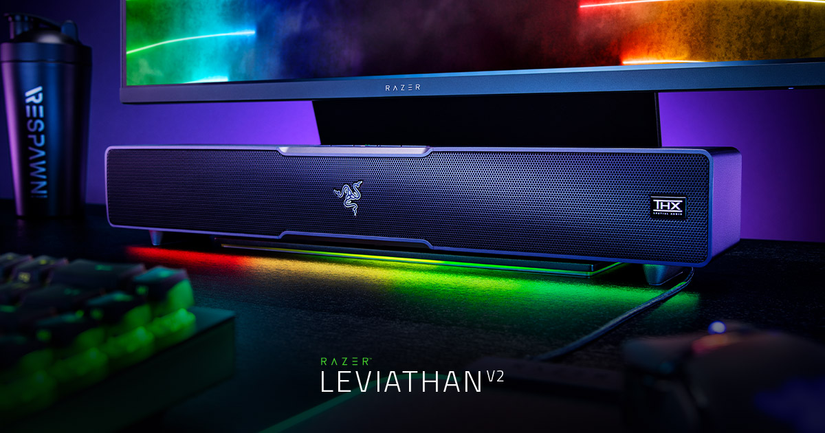 マルチドライバー PC サウンドバーとサブウーファー - Razer Leviathan