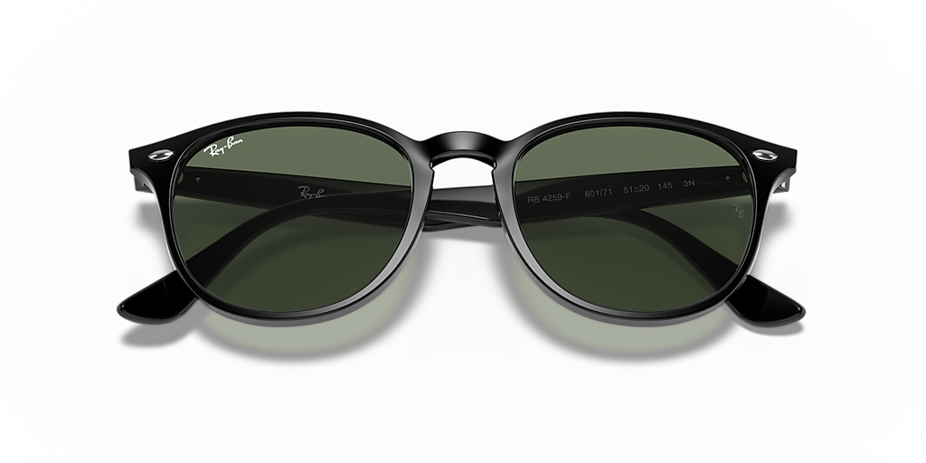 Ray-Ban RB4259F L (53 - 20) with Green lenses and Black frame