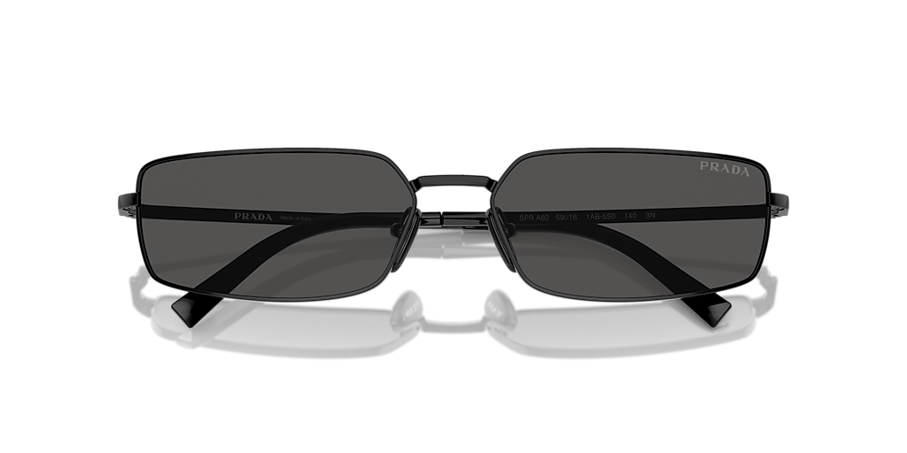 Prada PR A60S XL (59 - 16) with Grey lenses and Black frame