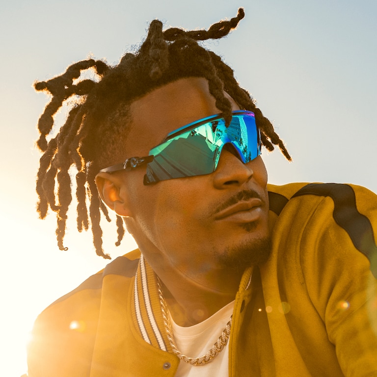 Oakley Kato X Prizm Sapphire Lenses, Polished Black Frame