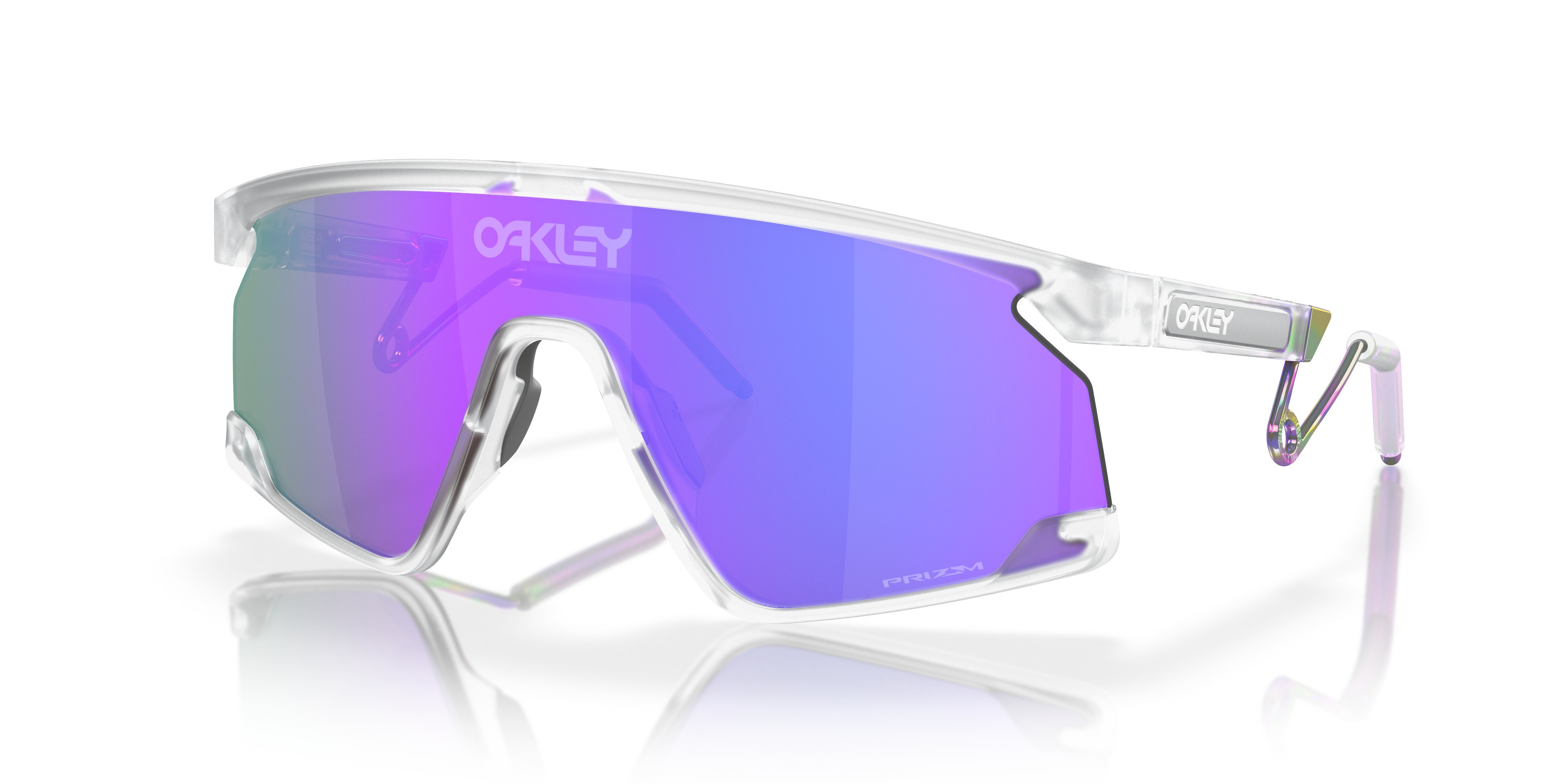 BXTR Metal Prizm Violet Matte Clear アイウェア | Oakley® 日本
