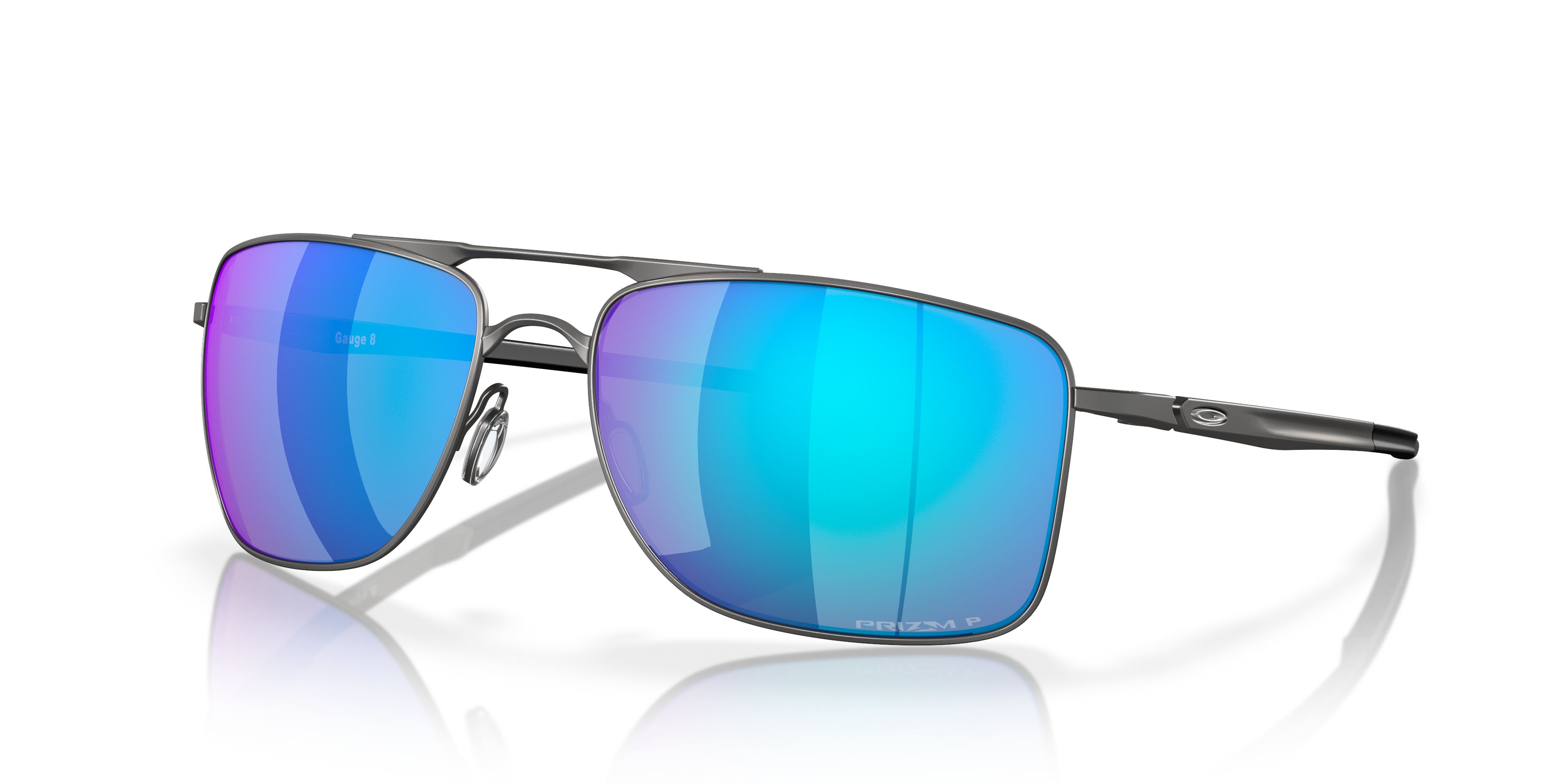 Gauge 8 Prizm Black Polarized Lenses, Matte Black Frame Sunglasses