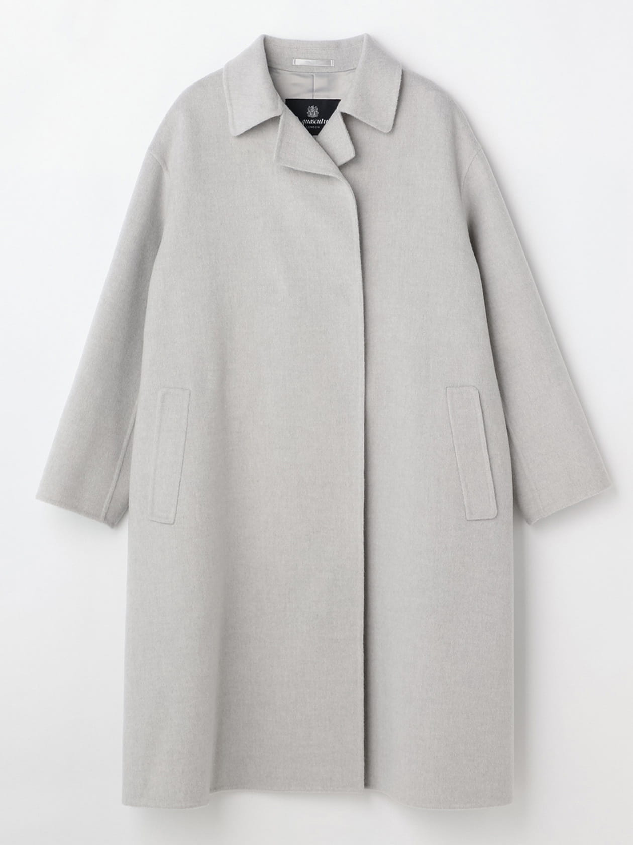 ウールダブルフェイスロングコート