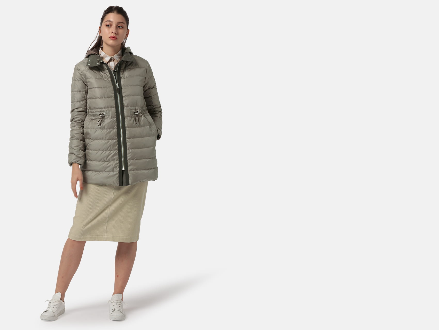 リバーシブルダウンコート