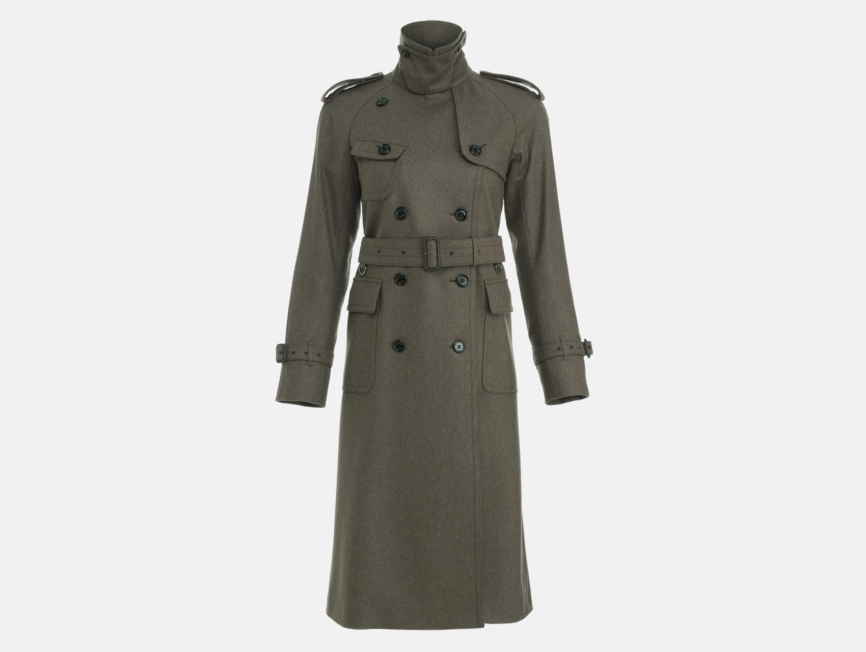 AQW】ウール素材トレンチコート