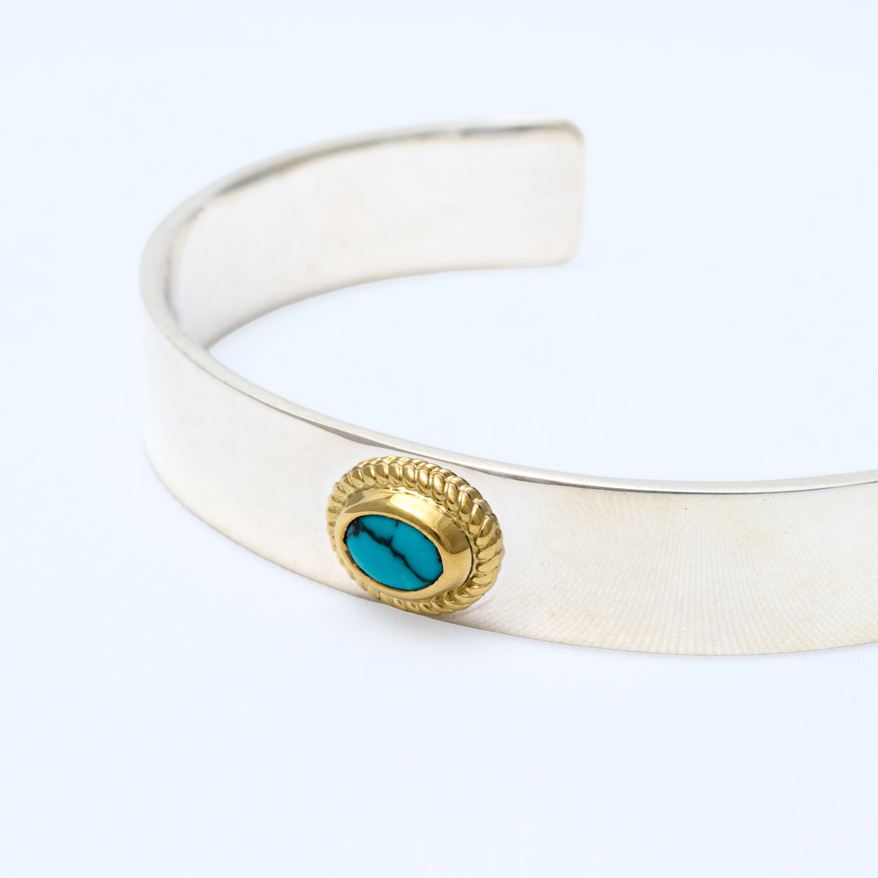 sv925 ターコイズバングル – AQUA SILVER