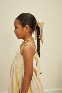 Cotton woven embroidered dress vintage inspired child. – Apolina