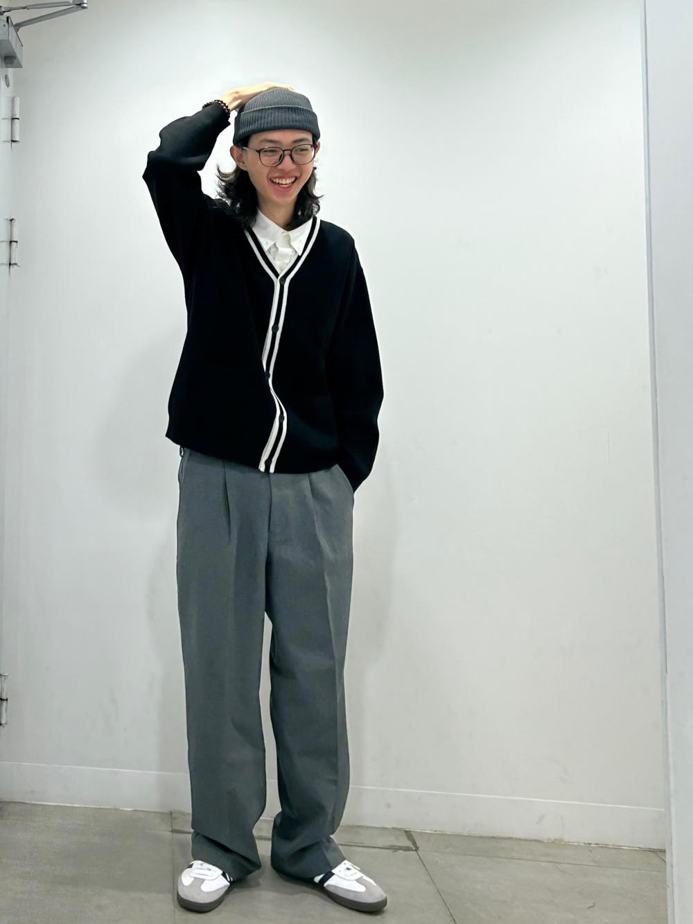 ヒートパデッドモッズコート、バギースラックス(丈標準68.0～73.0cm