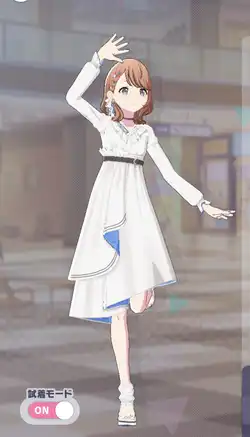 プロセカ】[気になっちゃう背中]花里みのりのカードイラストと衣装