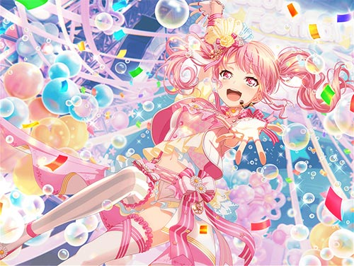 バンドリ！ガルパ】[夢を与えるアイドル]丸山彩のスキルとイラスト