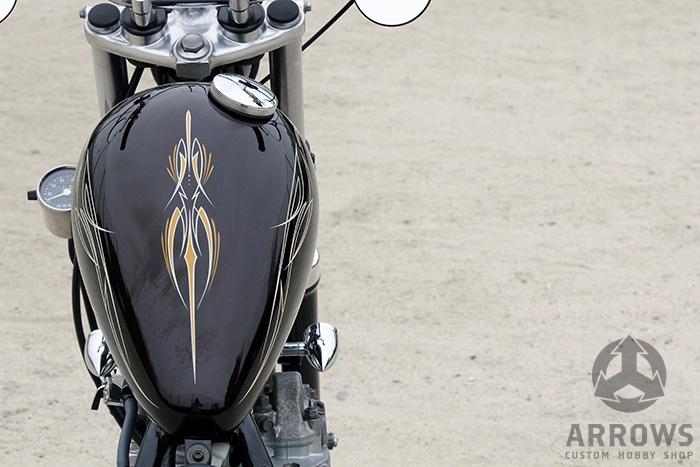 エッグタンクキット SR400/500用 - AJS・SKYTEAMカスタムバイク