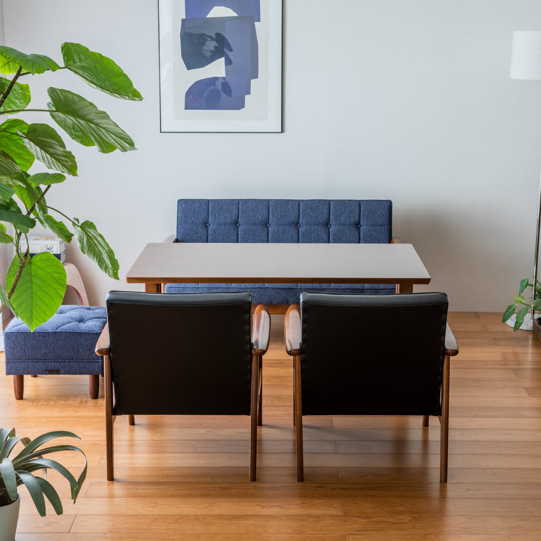 カリモク60】Dチェア スタンダードブラック 【キハダ お取り置き