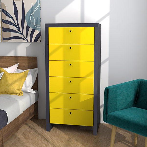 衣類チェスト 収納整理家具｜Pocket チェスト 幅60 奥行40 高さ120