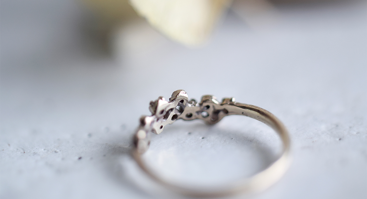 noguchi BIJOUX(ノグチ)K14ダイヤモンドピンキーリング nn1202 | iroma