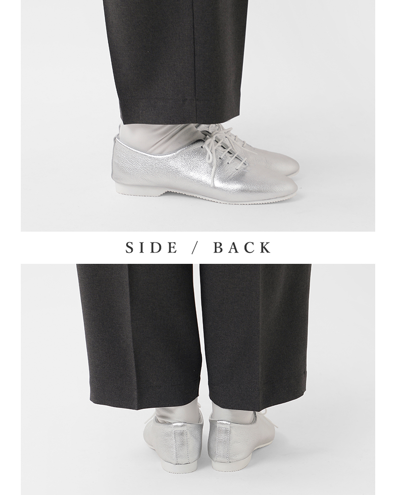 CROWN クラウン メタリック レースアップ レザー シューズ jazz-mn