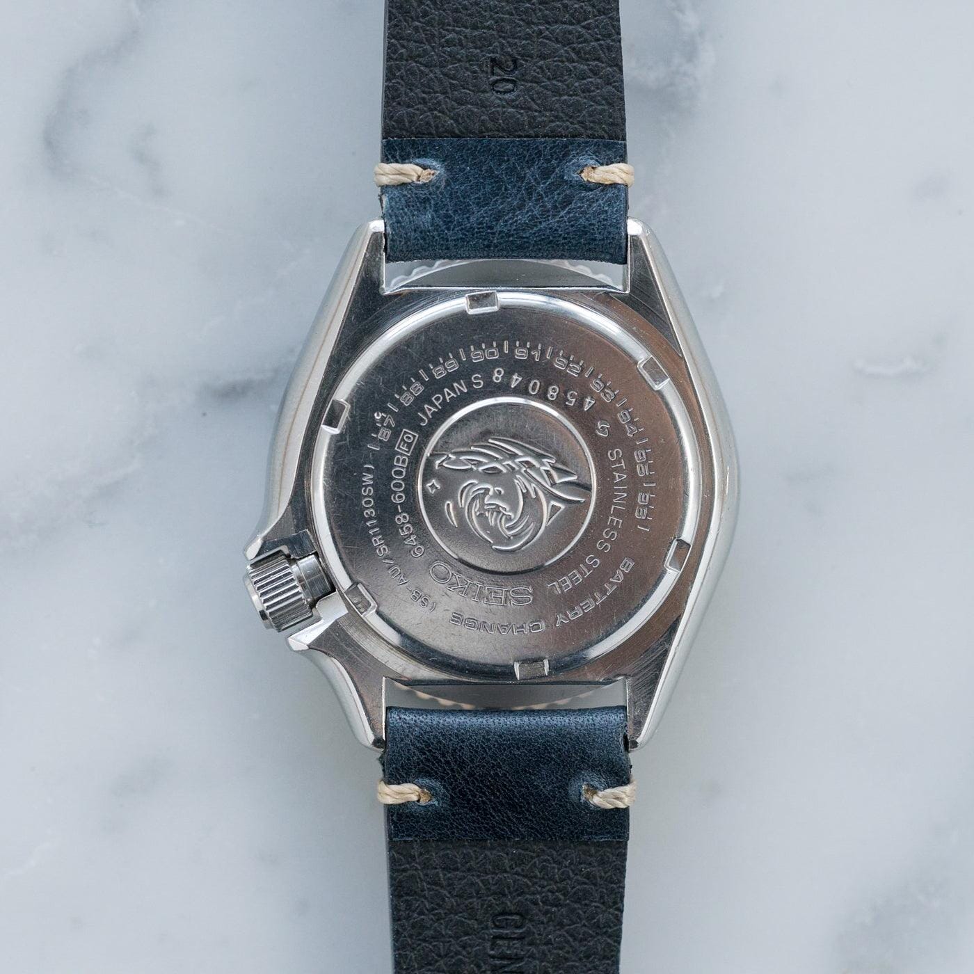 セイコー 6458ダイバー ミドルサイズ 150m クォーツダイバー 6458-600B