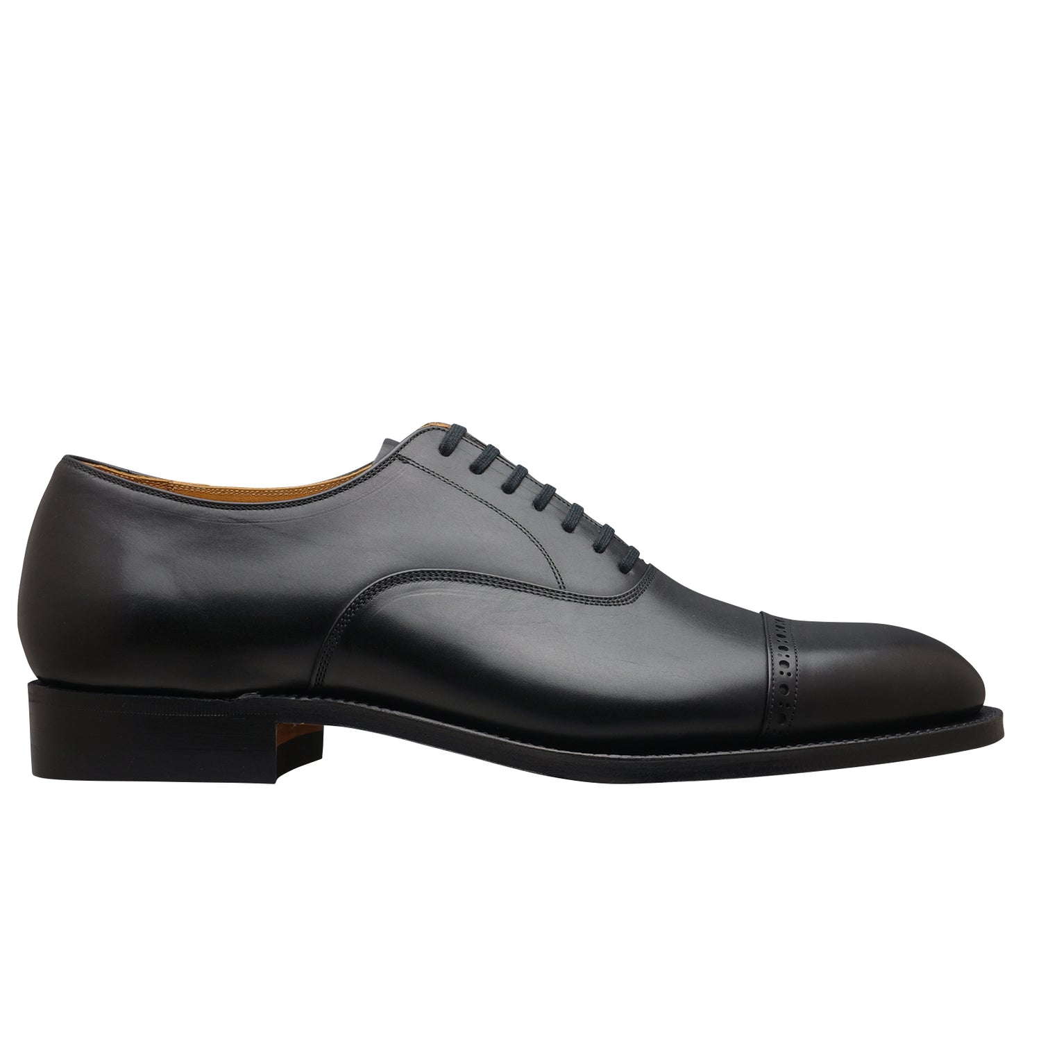 30851 / 7 Eyelet Cap Toe Oxford Black Calf – Arch Kerry
