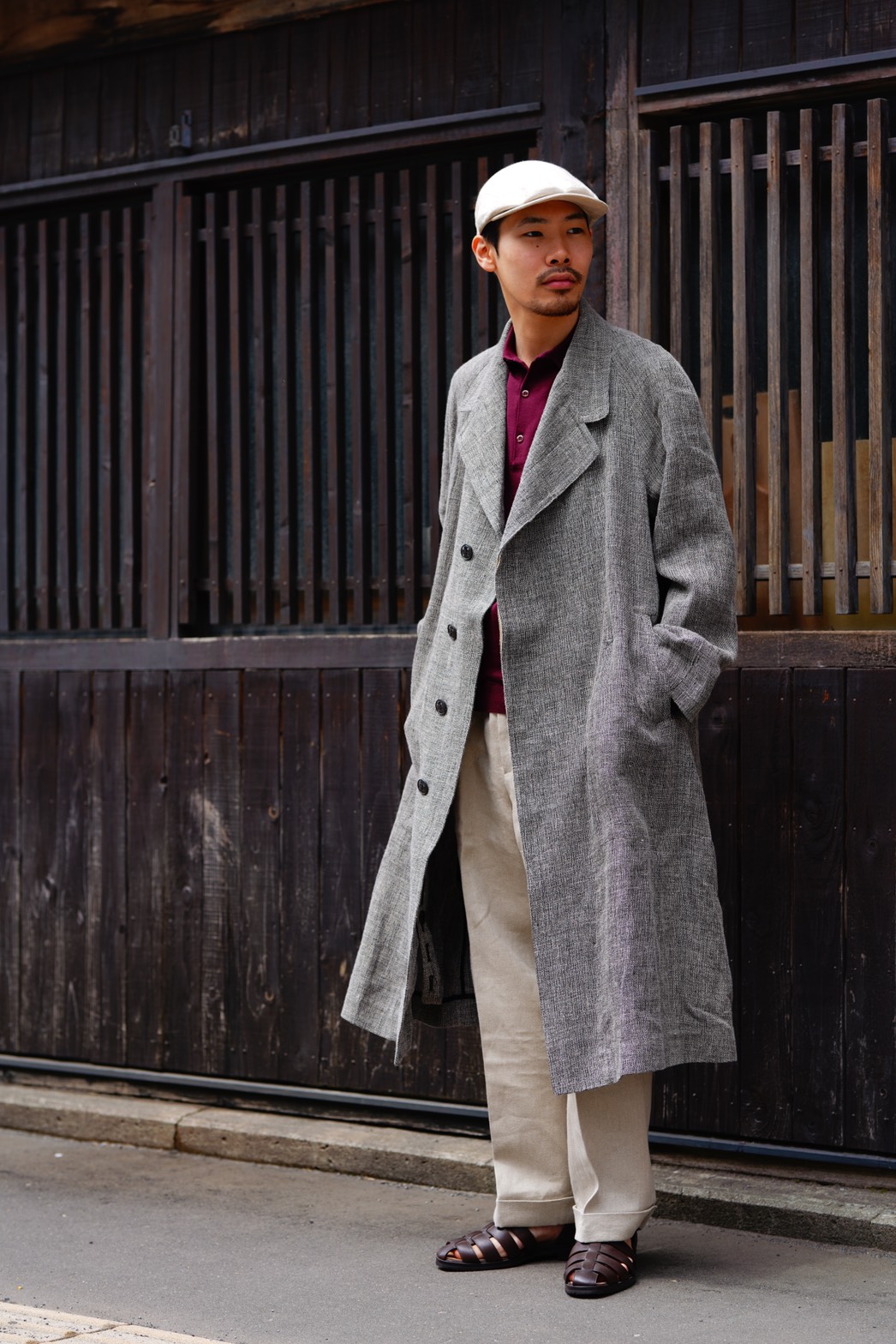 OLD MAN'S TAILOR / Hospital Jacket & High Waist Easy Pants | ARCH