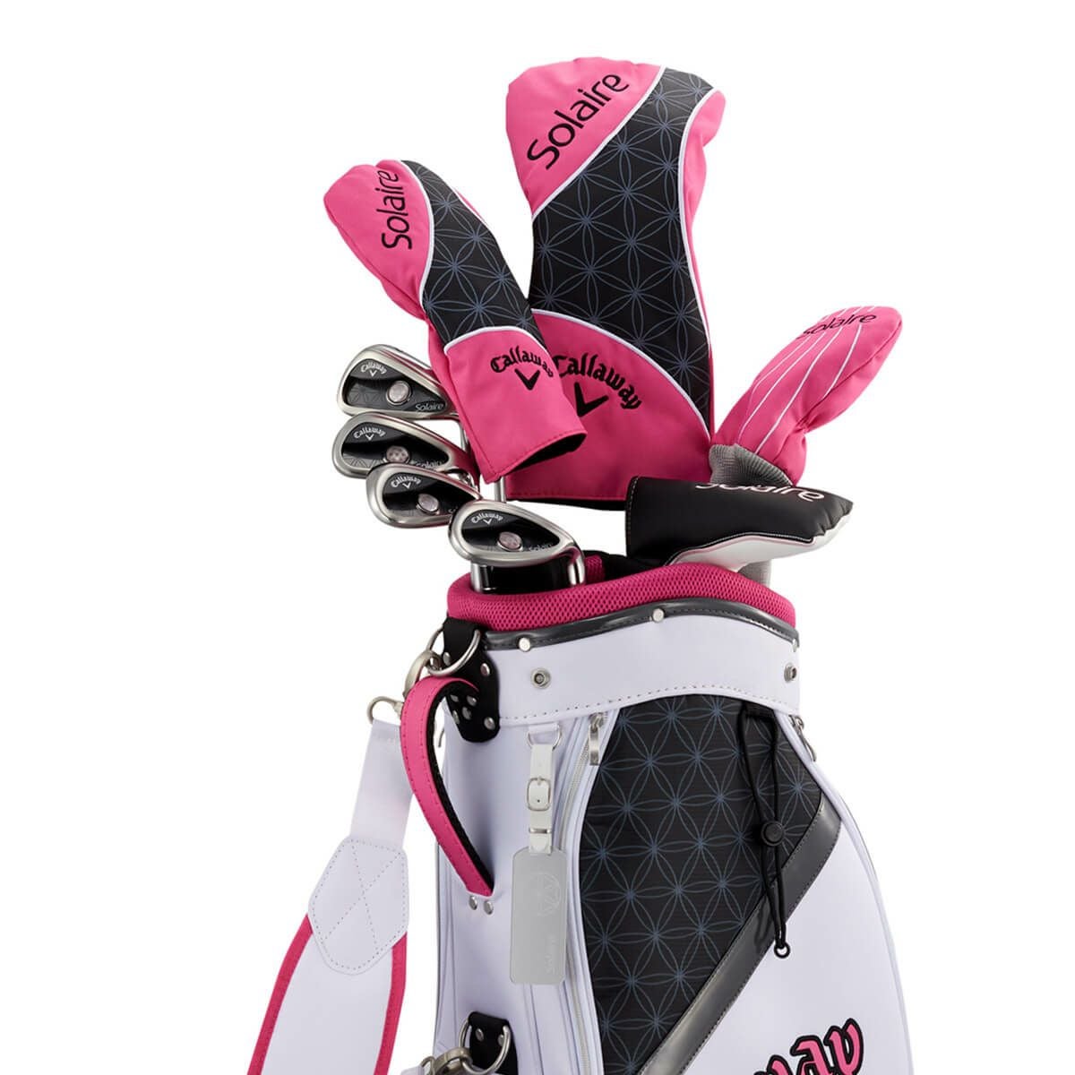 Callaway Solaire ゴルフバッグ ホワイト/ピンク Callaway Solaire